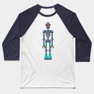 Pixel Robot 208 Baseball T-Shirt